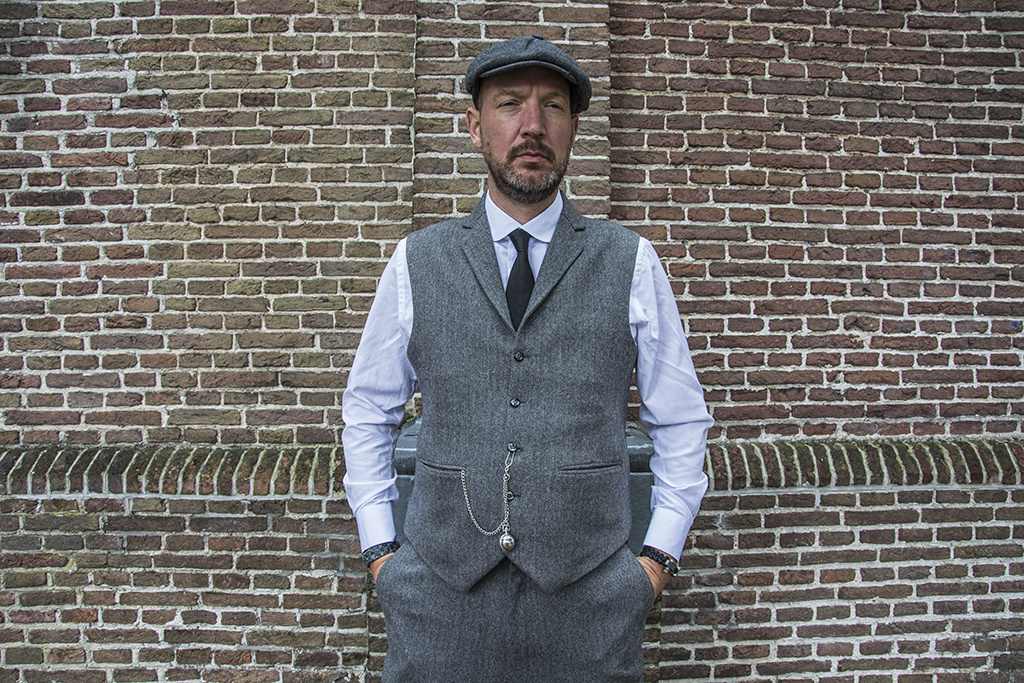 Men's tailored suit | 3-piece suit | grey Premium Tweed | Thomas Shelby | Peaky Blinders