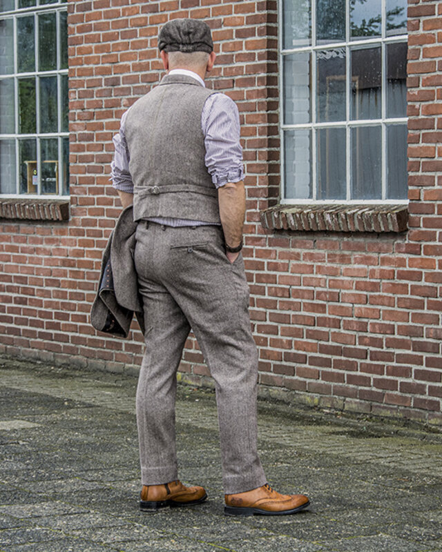 Herren Maßanzug | 3-teiliger Anzug | braun Premium Tweed | Arthur Shelby | Peaky Blinders