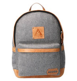 Digbeth - Mochila de tweed Gris/Coñac