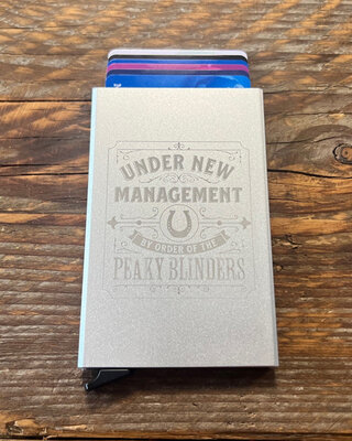 Protector de tarjetas Shelby plata