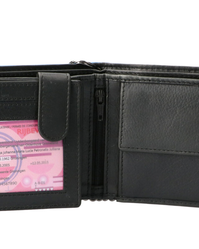 Thomas Brieftasche Schwarz/Blau