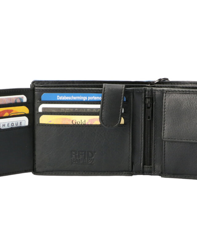Thomas Wallet black/blue