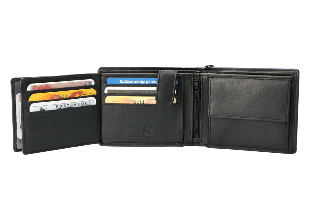 Thomas Wallet negro/azul