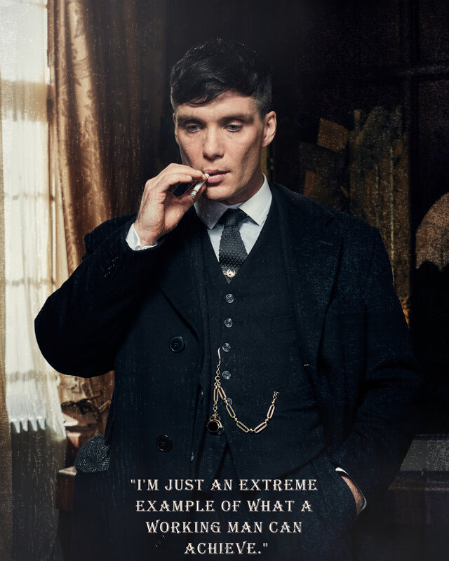 Póster Tommy Shelby - Peaky Blinders - 42 x 59,4 cm - A2