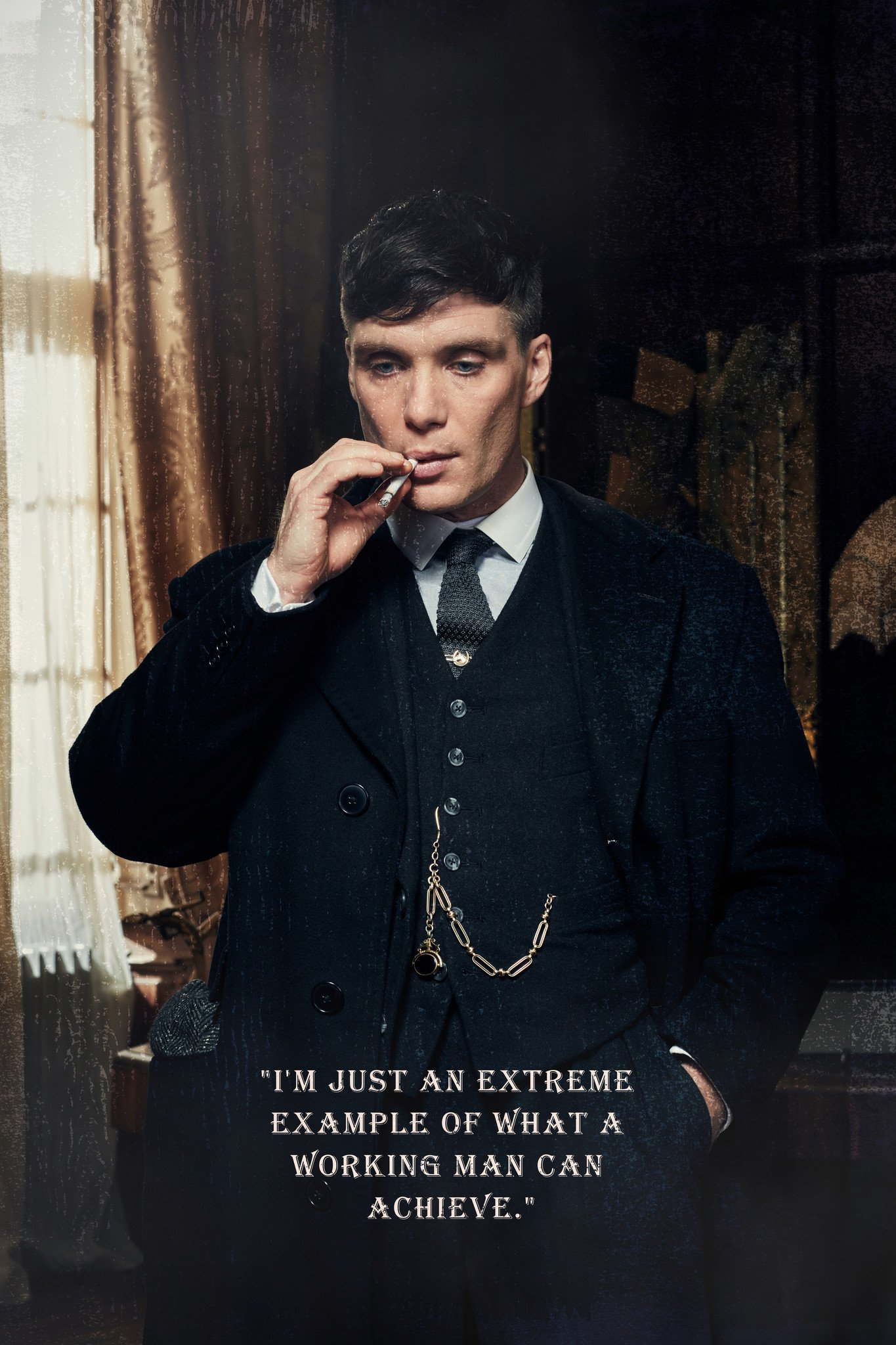 Affiche Tommy Shelby - Peaky Blinders - 42 x 59,4 cm - A2