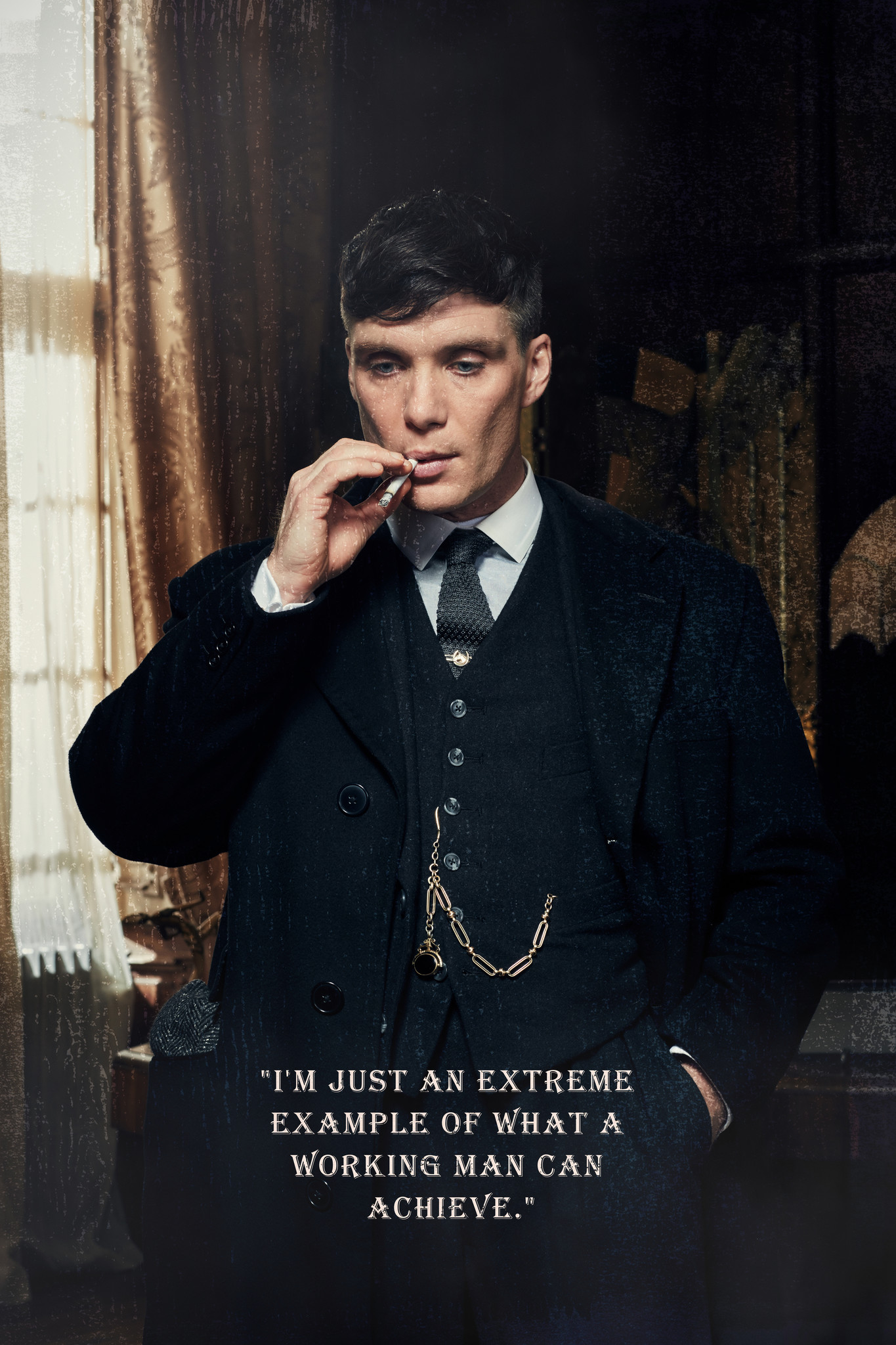 Plakat Tommy Shelby - Peaky Blinders - 42 x 59,4 cm - A2