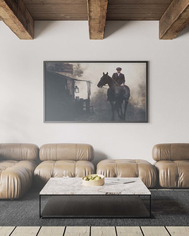 Affiche Tommy Shelby à cheval - Peaky Blinders - 42 x 59,4 cm - A2