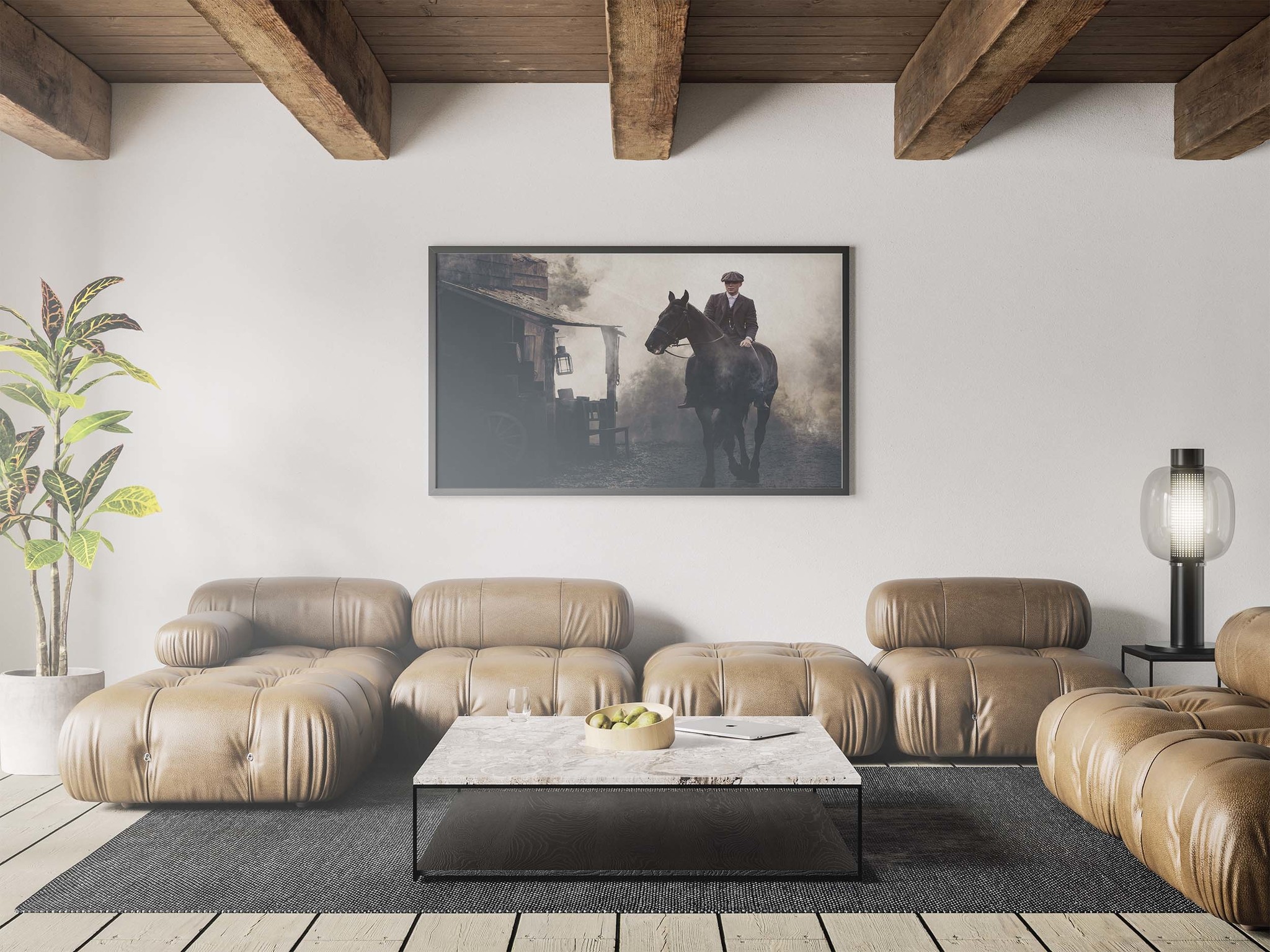 Poster Tommy Shelby te paard - Peaky Blinders - 42 x 59,4 cm - A2