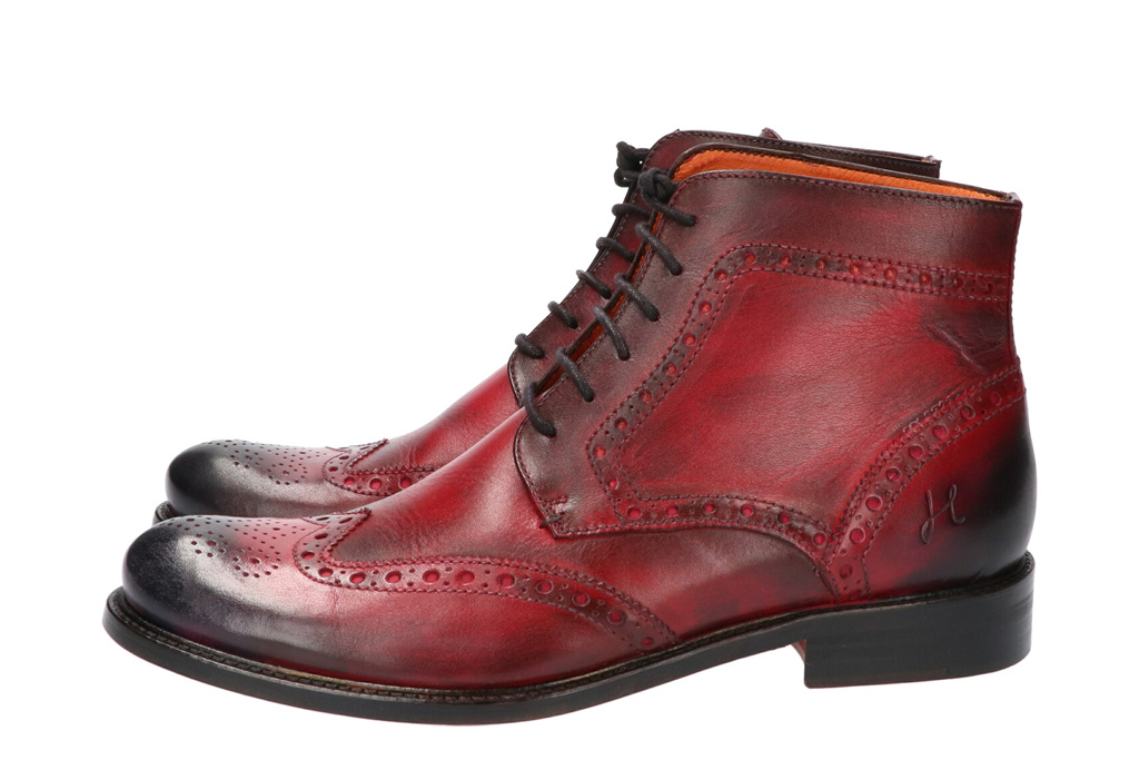 Shelby Handgemalte Brogues The Red