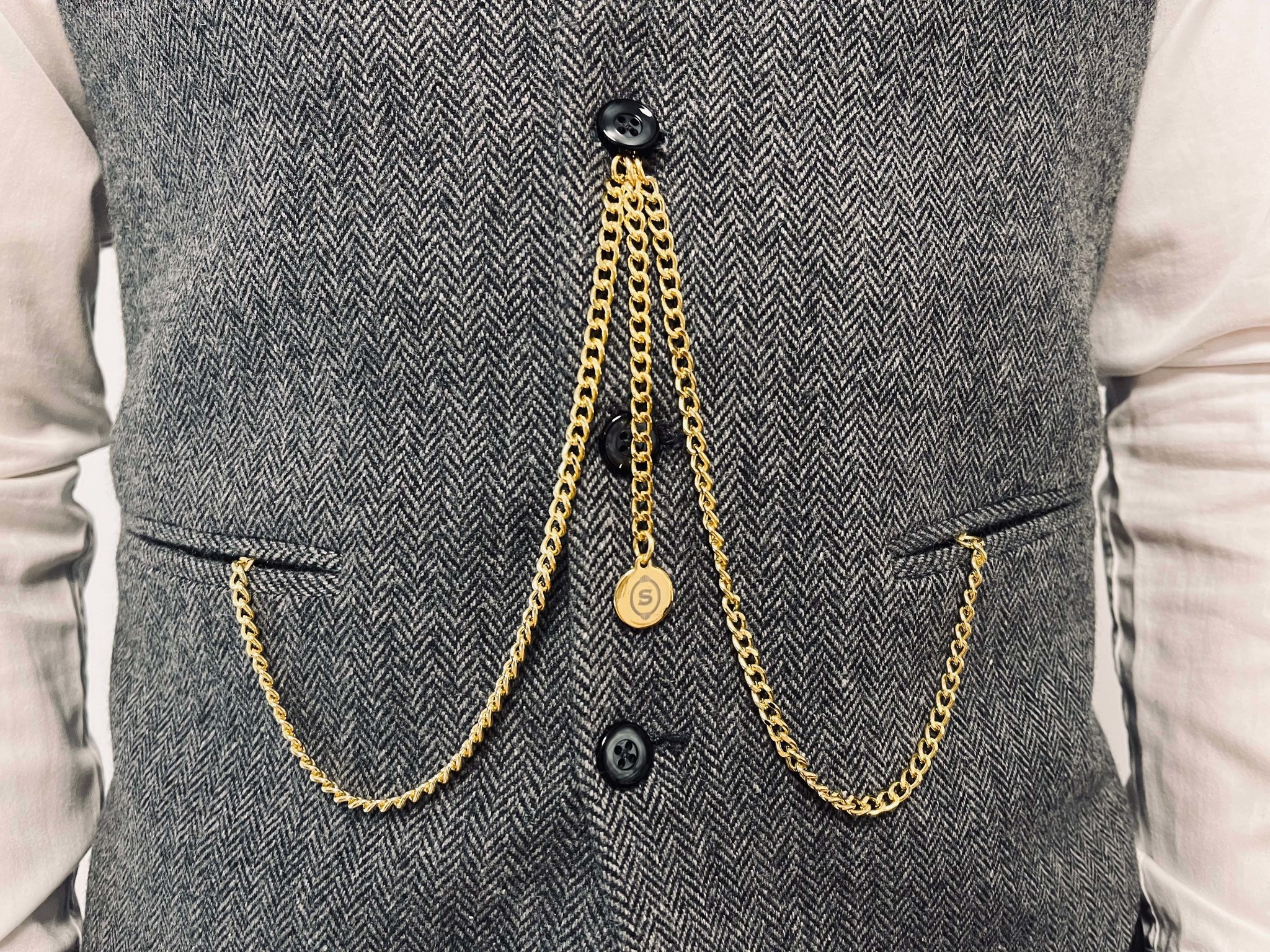 Peaky Blinders Albert Chain Gold