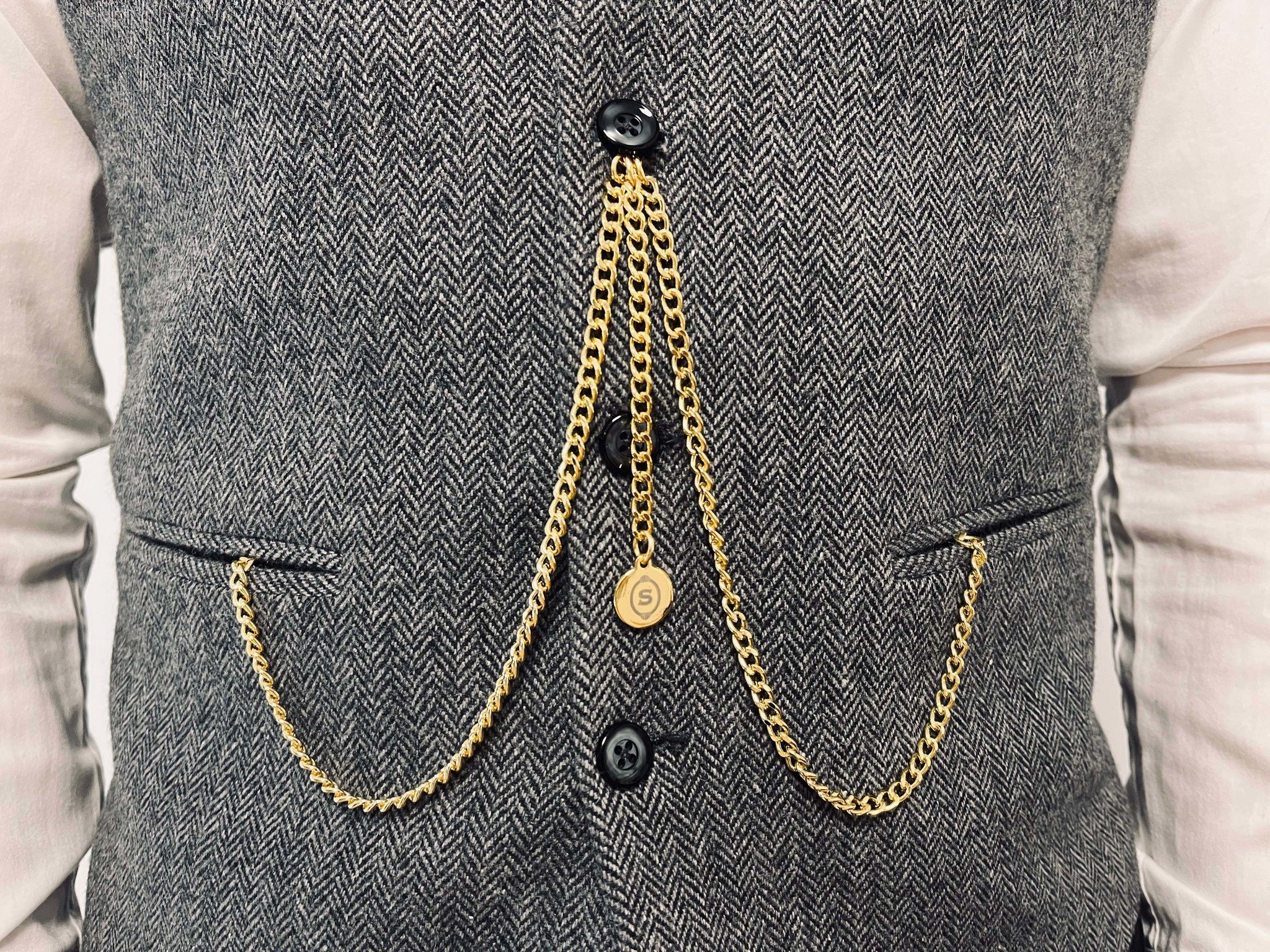 Peaky Blinders Albert Chain Goud