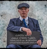 Costume 3 pièces en tweed Classic Navy Chalk Stripe