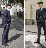 Costume 3 pièces en tweed Classic Navy Chalk Stripe