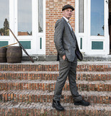 Traje a medida | Traje 3 piezas | Marrón azulado Príncipe de Gales | Billy Kimber | Peaky Blinders