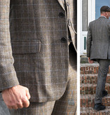 Traje a medida | Traje 3 piezas | Marrón azulado Príncipe de Gales | Billy Kimber | Peaky Blinders
