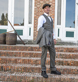 Traje a medida | Traje 3 piezas | Marrón azulado Príncipe de Gales | Billy Kimber | Peaky Blinders