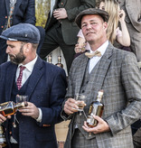 Traje a medida | Traje 3 piezas | Marrón azulado Príncipe de Gales | Billy Kimber | Peaky Blinders