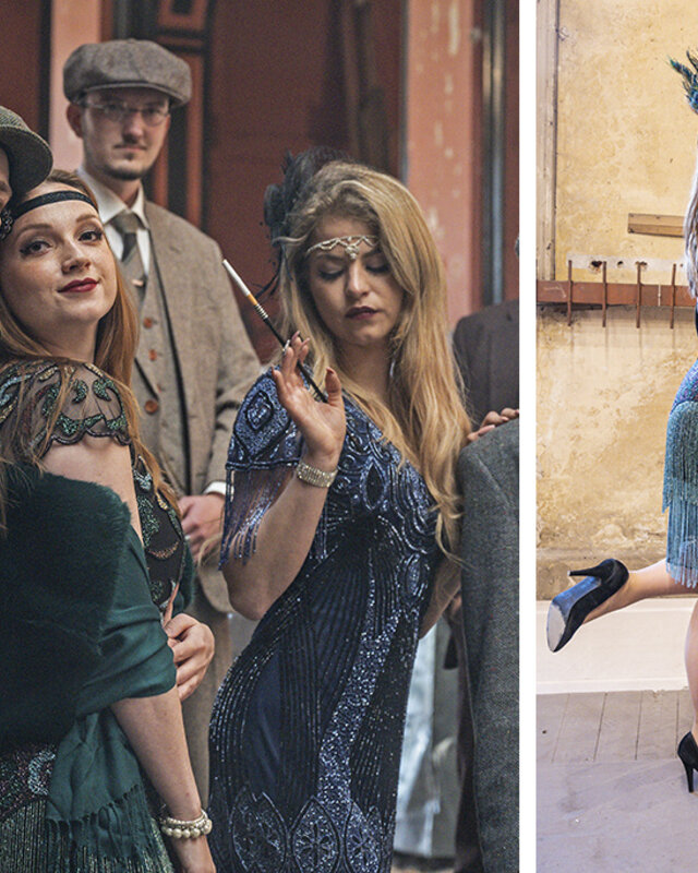 Maatpak voor heren | 3-delig pak | Groen Barleycorn | Scudboat | Peaky Blinders