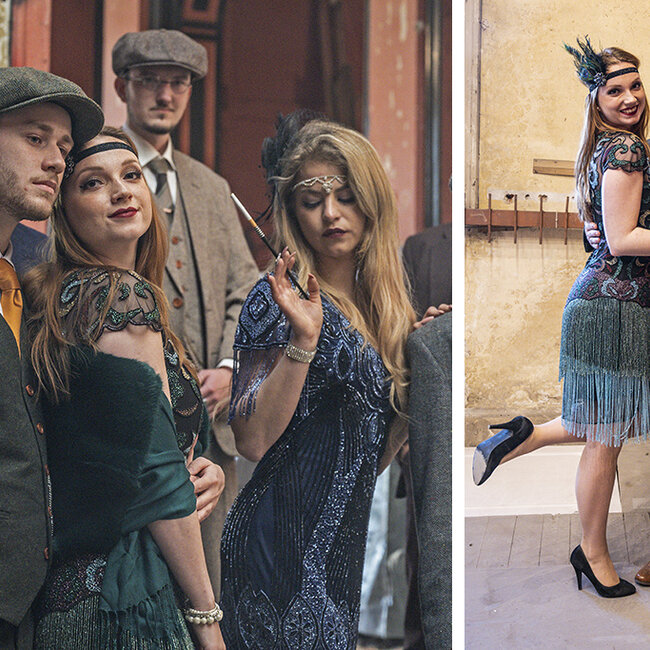 Traje sastre hombre | Traje 3 piezas | Barleycorn Verde | Scudboat | Peaky Blinders