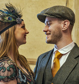 Traje sastre hombre | Traje 3 piezas | Barleycorn Verde | Scudboat | Peaky Blinders
