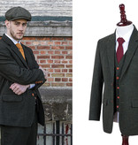 Traje sastre hombre | Traje 3 piezas | Barleycorn Verde | Scudboat | Peaky Blinders