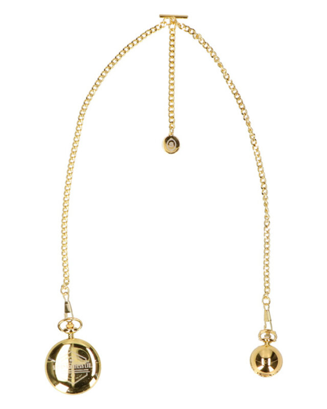 Peaky Blinders Horloge goud met bal en albert chain