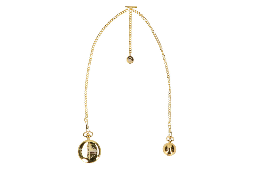 Peaky Blinders Watch gold with ball and albert chain