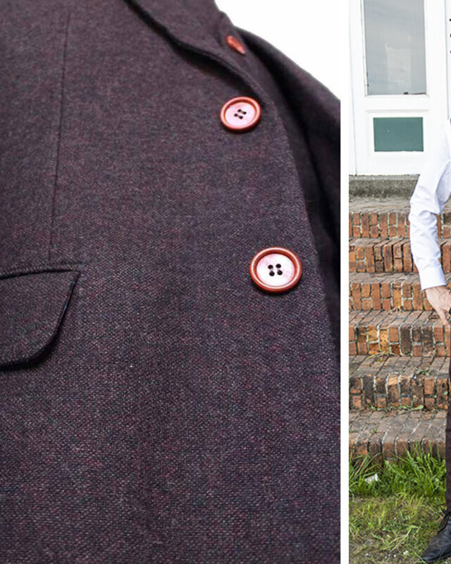 Herren Maßanzug | 3-teiliger Anzug | dunkelbraun Barleycorn | John Shelby | Peaky Blinders