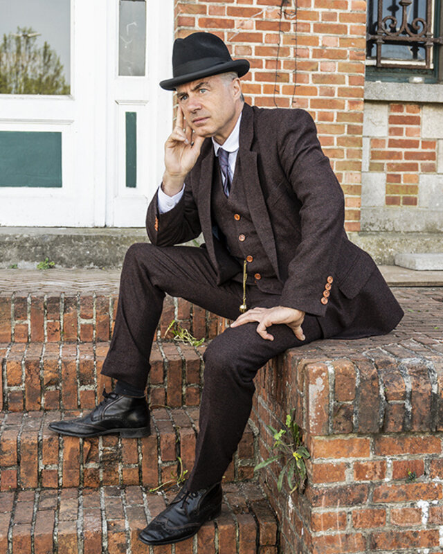 Maatpak voor heren | 3-delig pak | donkerbruin Barleycorn | John Shelby | Peaky Blinders