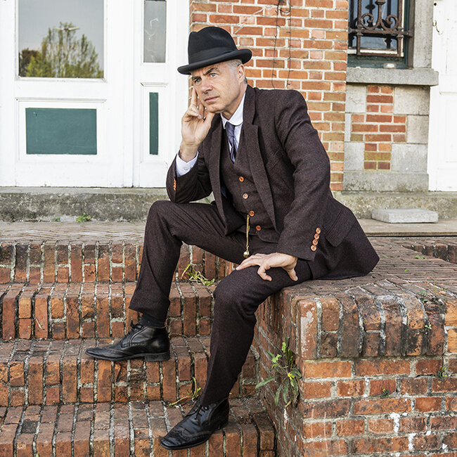 Maatpak voor heren | 3-delig pak | donkerbruin Barleycorn | John Shelby | Peaky Blinders