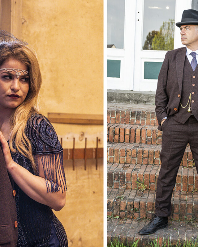 Maatpak voor heren | 3-delig pak | donkerbruin Barleycorn | John Shelby | Peaky Blinders