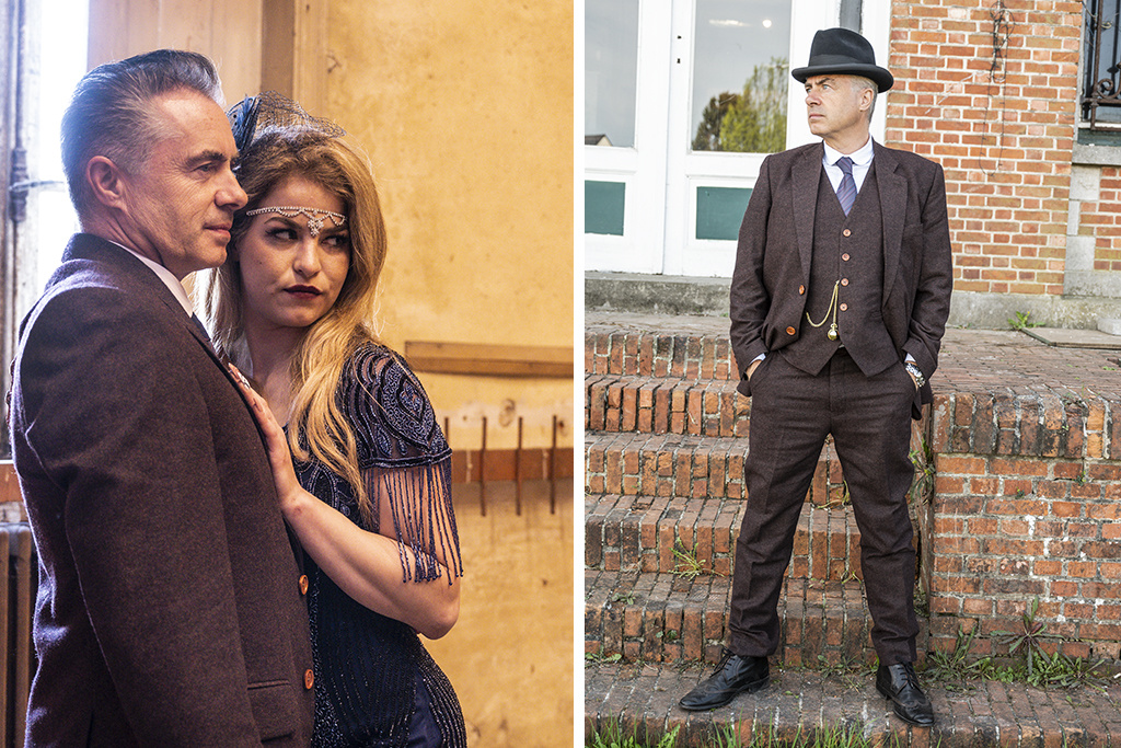 Men's tailored suit | 3-piece suit | dark brown Barleycorn | John Shelby | Peaky Blinders