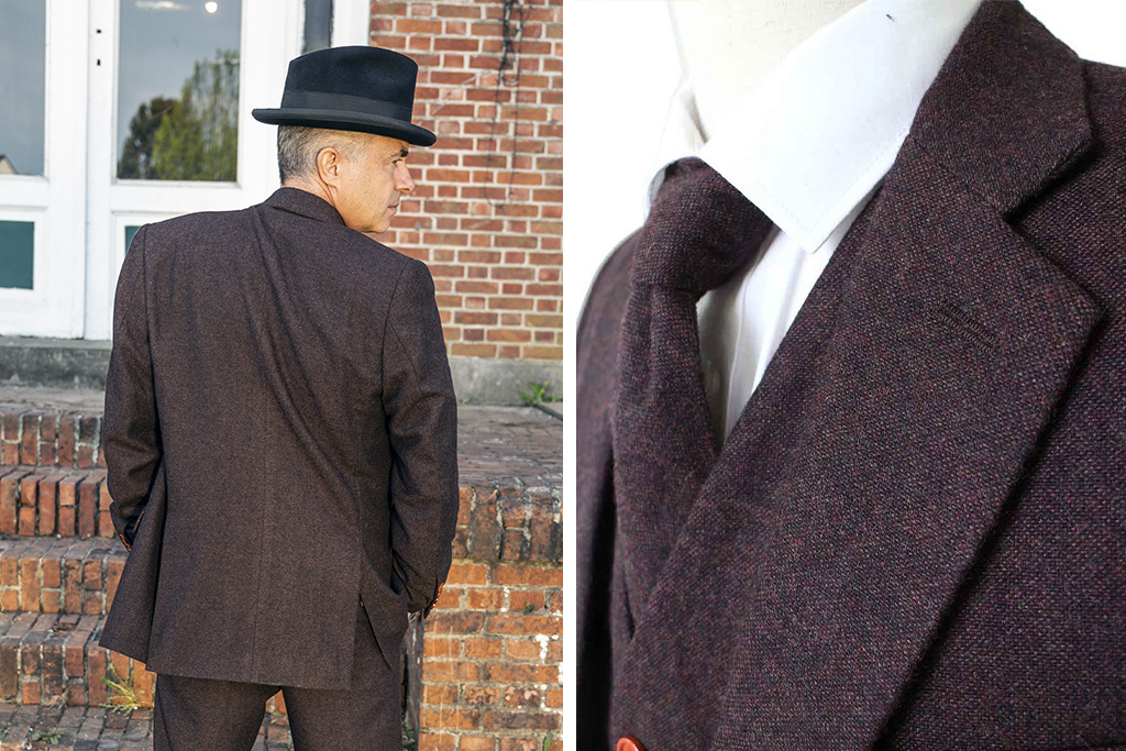 Men's tailored suit | 3-piece suit | dark brown Barleycorn | John Shelby | Peaky Blinders
