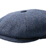 Gorra CitySport Deluxe | Azul lana en espiga | 8 paneles