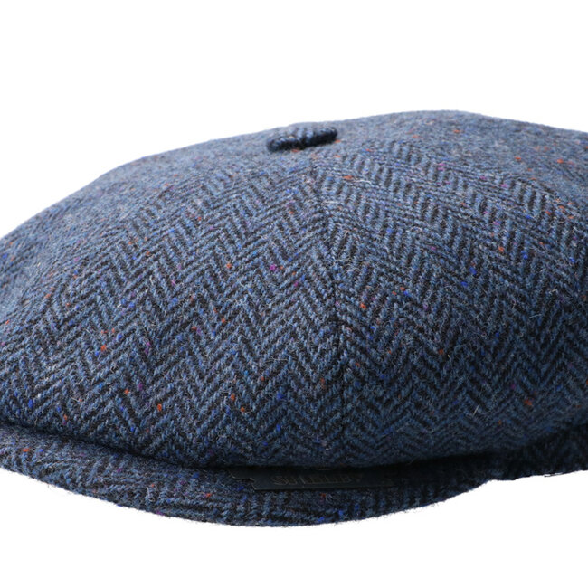 Gorra CitySport Deluxe | Azul lana en espiga | 8 paneles