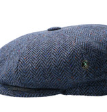 Gorra CitySport Deluxe | Azul lana en espiga | 8 paneles