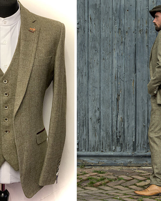 Cavani 3-delig Peaky Blinders Gaston Green - Confectiepak