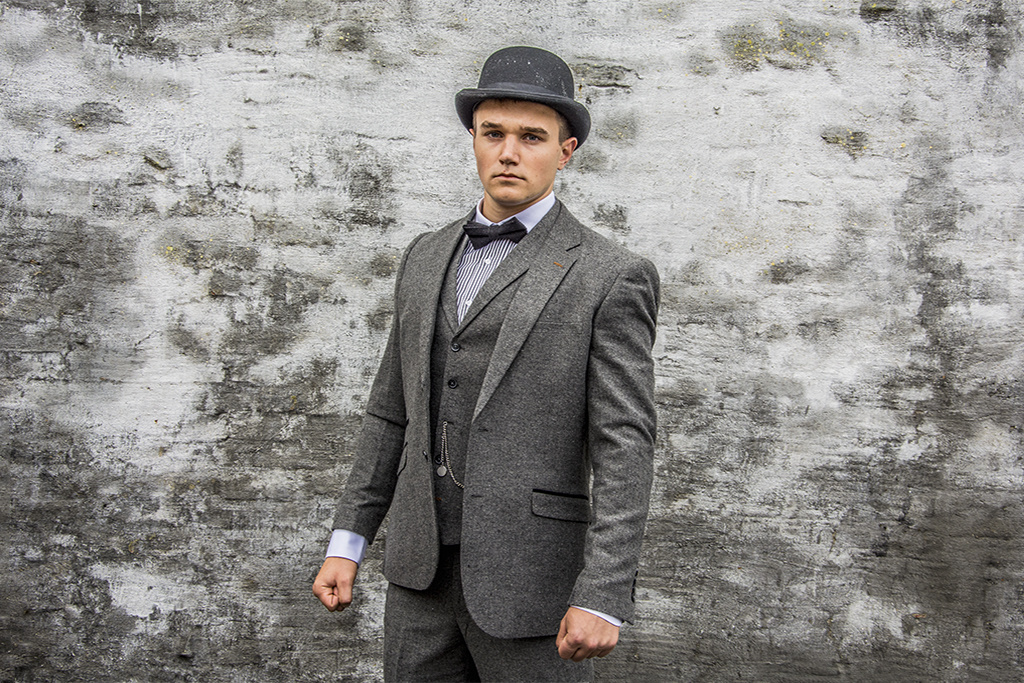 3-delig Peaky Blinders Martez Grey  - Confectiepak