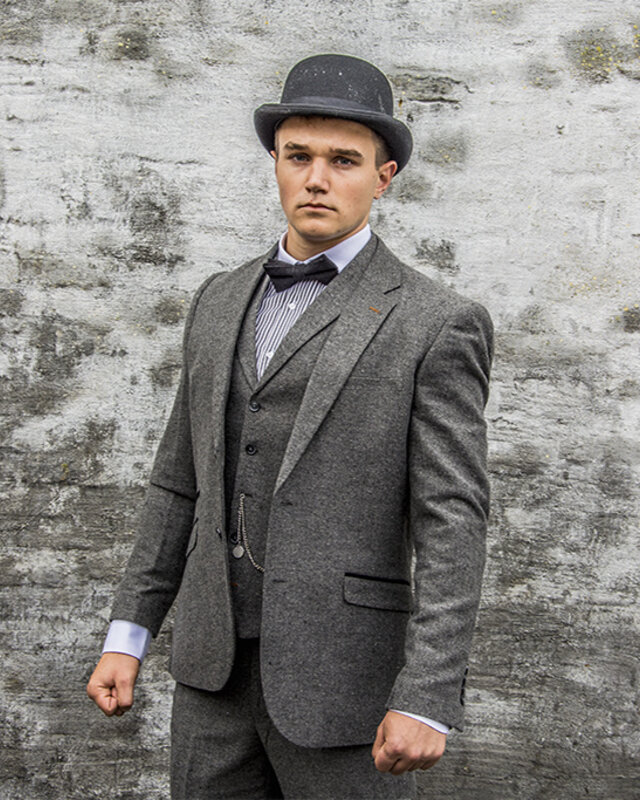 Cavani 3-piece Peaky Blinders Martez Grey - Ready-to-wear suits