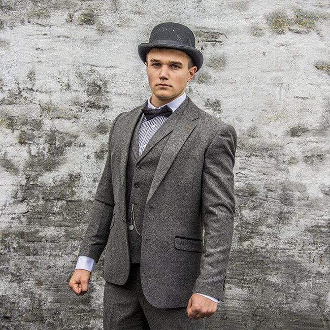 Cavani 3-delig Peaky Blinders Martez Grey  - Confectiepak