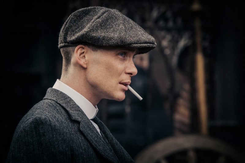 The Peaky Blinders' outifit is only complete with a razor flat cap.