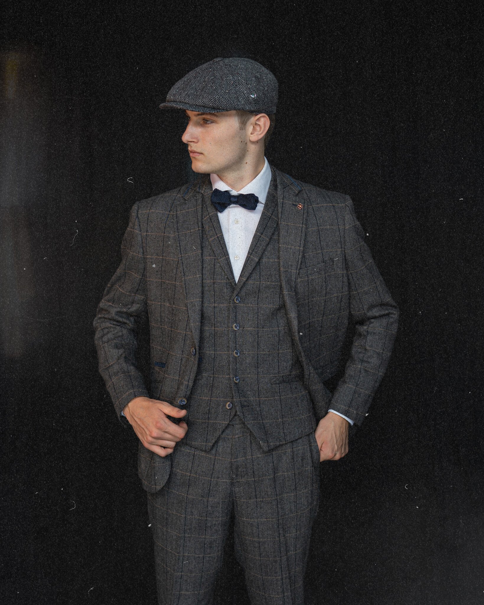 Costume 3 pièces Peaky Blinders Albert Gris - Costume prêt-à