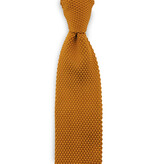 Sir Redman Cravate de luxe | Cognac | Tricotée | Cravate élégante pour homme
