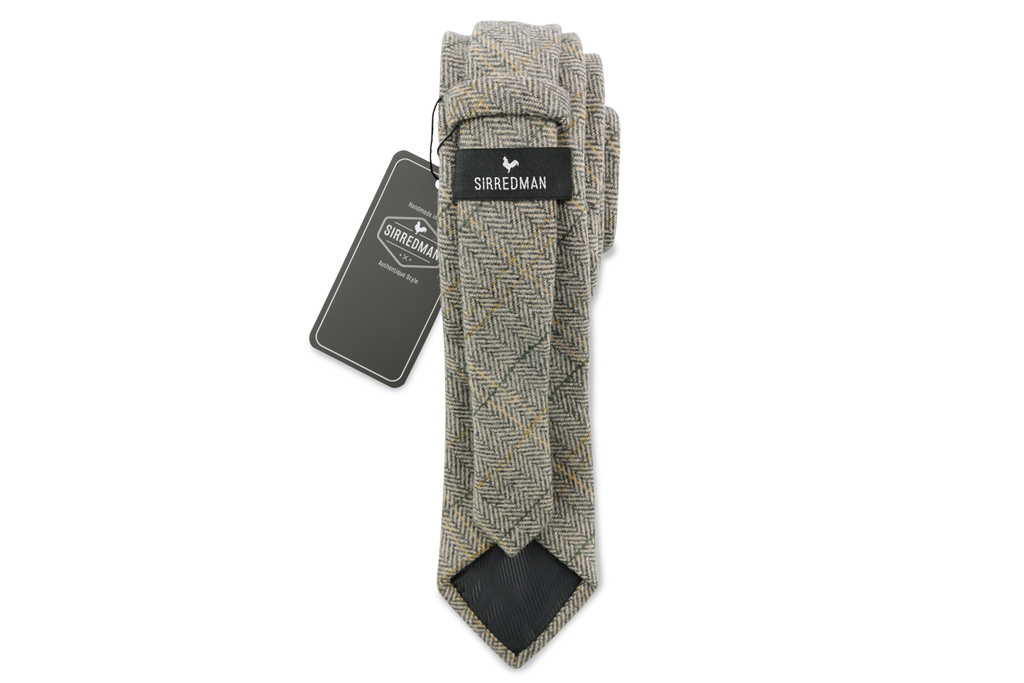 Sir Redman Tie Christian Tweed Black