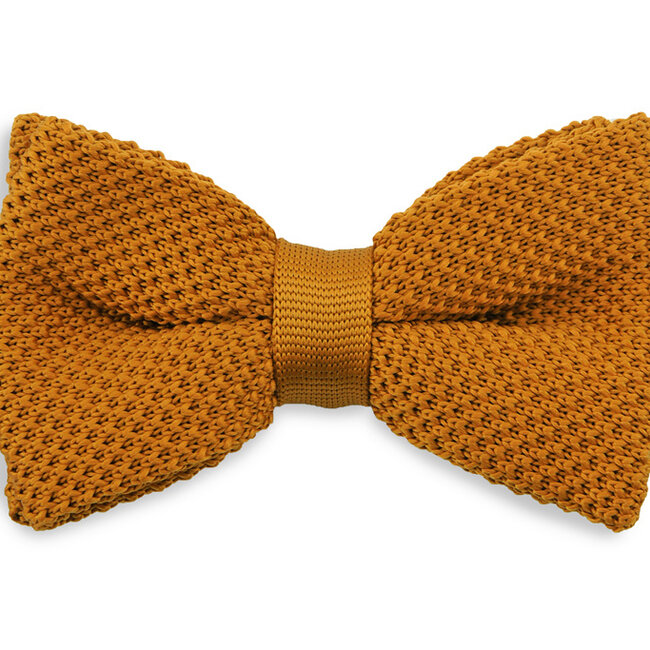 Sir Redman Pajarita de lujo | Cognac | De punto | Pajarita elegante para hombre