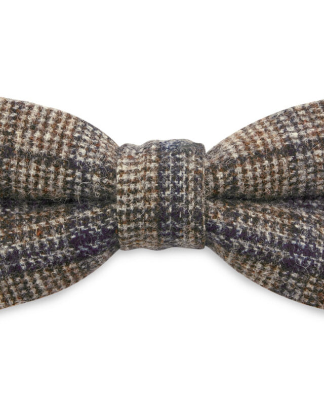 Sir Redman Luxury Bow tie | Rust brown | Tweed | Elegant bow tie for men