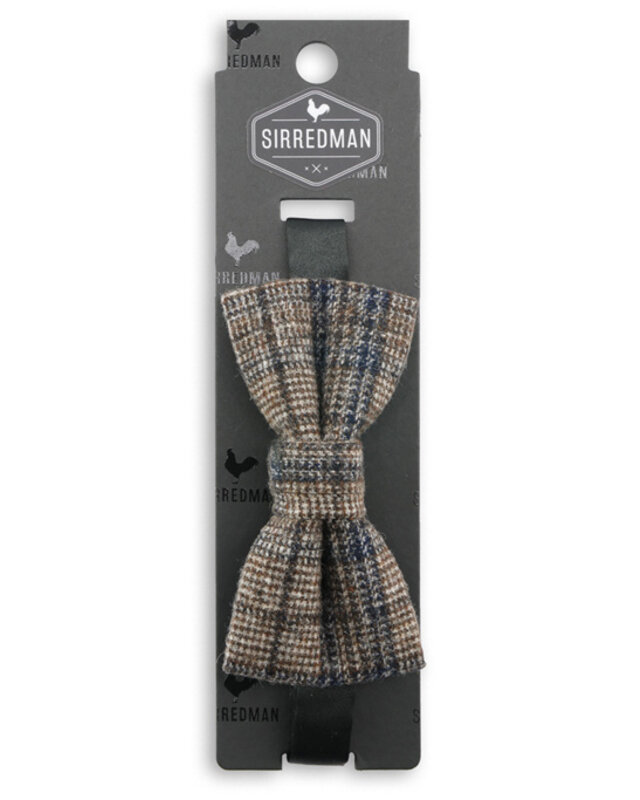 Sir Redman Luxury Bow tie | Rust brown | Tweed | Elegant bow tie for men