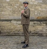 Traje de 3 piezas Peaky Blinders Albert Marrón - Traje listo para usar