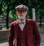 3-piece Scudboat suit Classic red estate Tweed