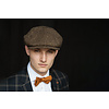 CitySport Cap Deluxe | Brown Wool Herringbone | 8 Panels